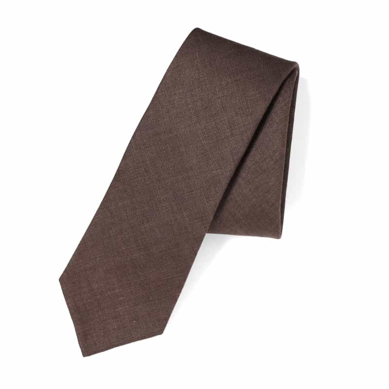 BARNEYS NEW YORK ソリッドタイ BROWN