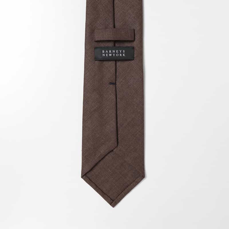 BARNEYS NEW YORK ソリッドタイ BROWN