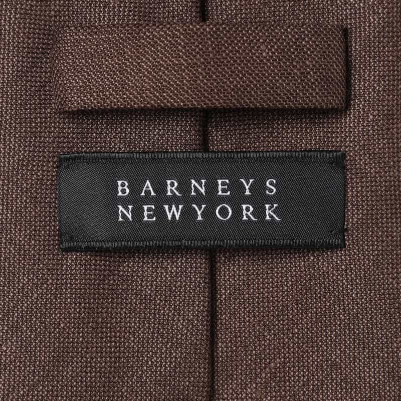 BARNEYS NEW YORK ソリッドタイ BROWN