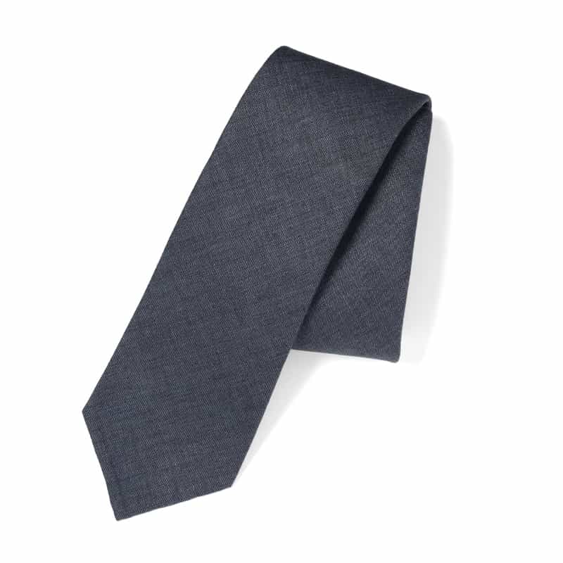 BARNEYS NEW YORK ソリッドタイ NAVY