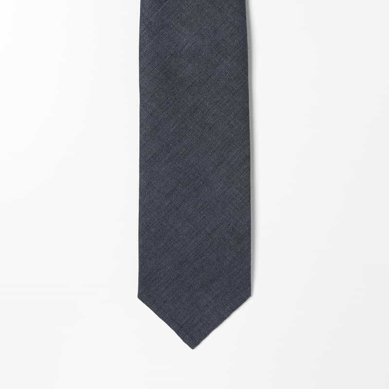 BARNEYS NEW YORK ソリッドタイ NAVY