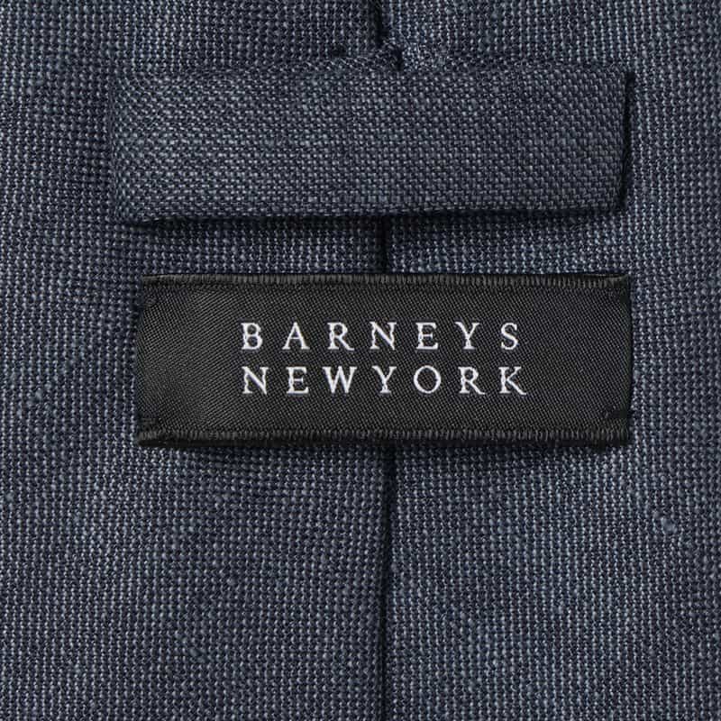 BARNEYS NEW YORK ソリッドタイ NAVY