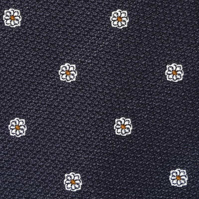 BARNEYS NEW YORK 小紋柄タイ NAVY