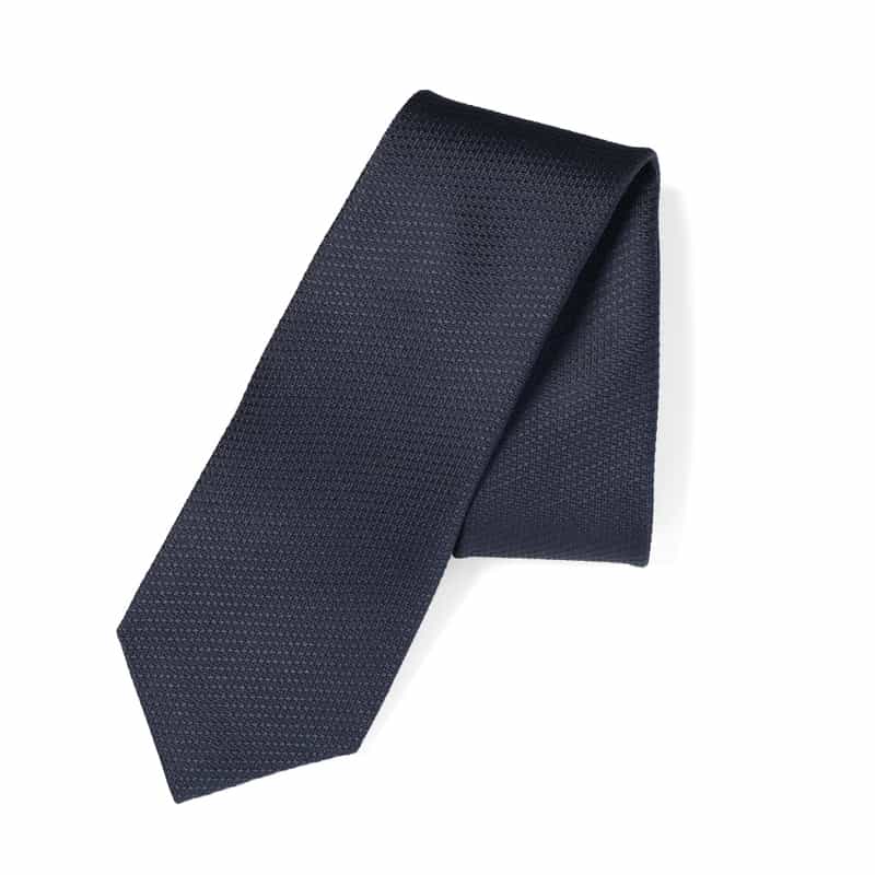 BARNEYS NEW YORK ソリッドタイ NAVY