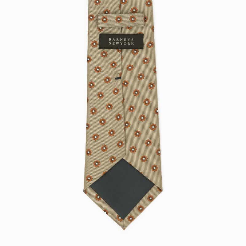 BARNEYS NEW YORK 小紋柄タイ BEIGE