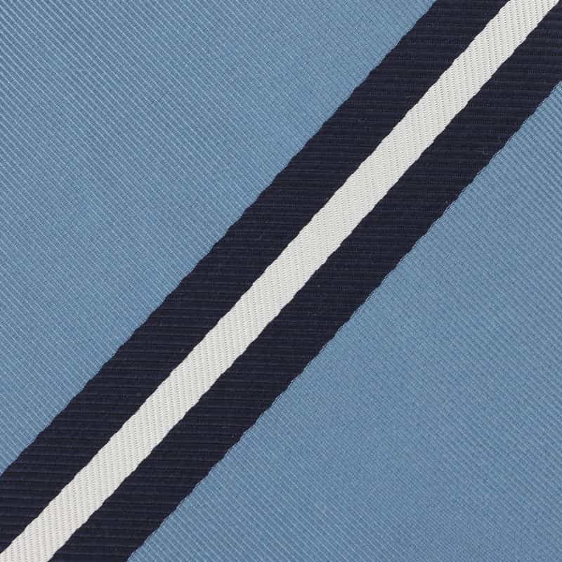 BARNEYS NEW YORK レジメンタル柄タイ BLUE