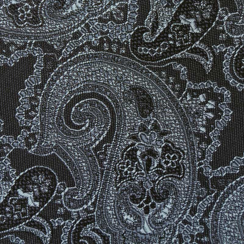 BARNEYS NEW YORK ペイズリー柄タイ NAVY