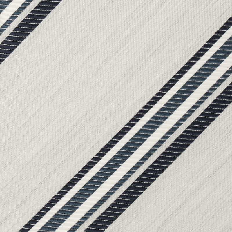 BARNEYS NEW YORK ストライプ柄タイ GRAY