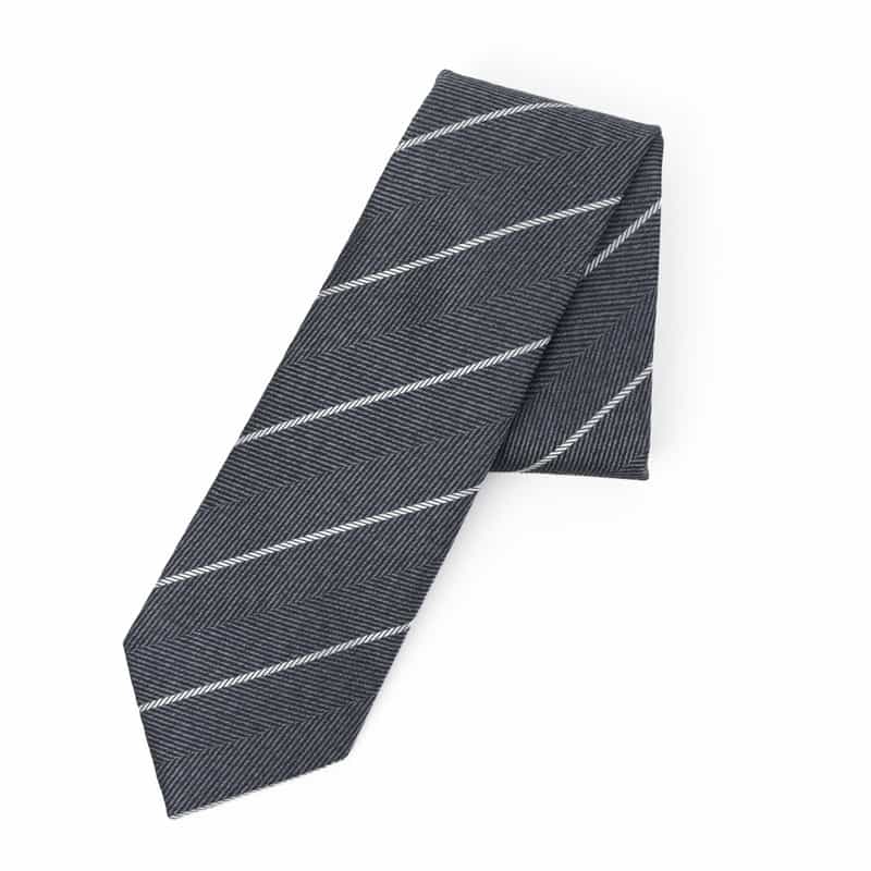 BARNEYS NEW YORK ストライプ柄タイ BLUE