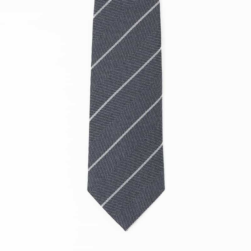 BARNEYS NEW YORK ストライプ柄タイ BLUE