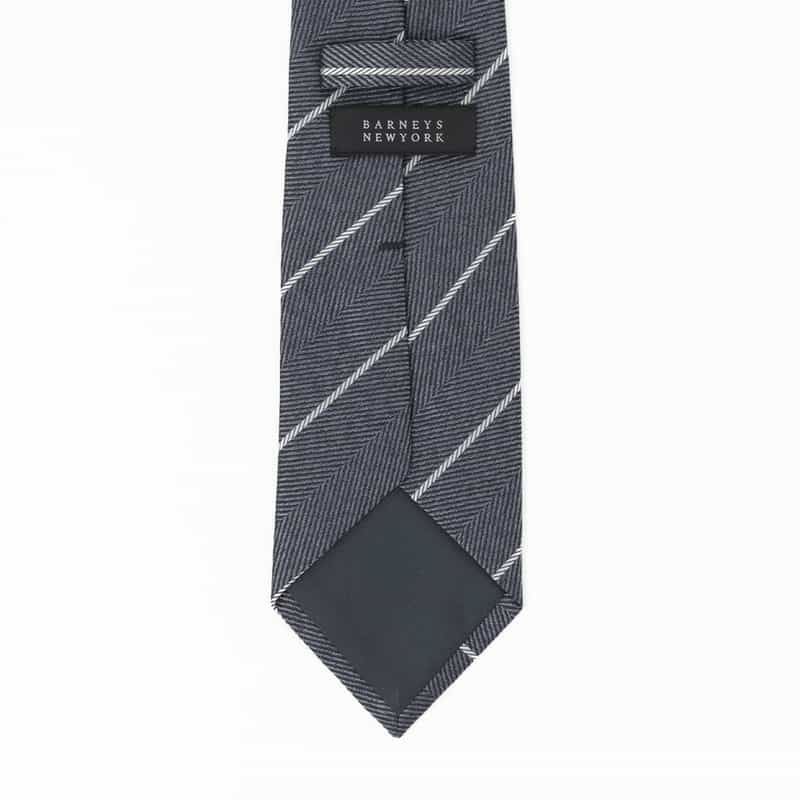 BARNEYS NEW YORK ストライプ柄タイ BLUE