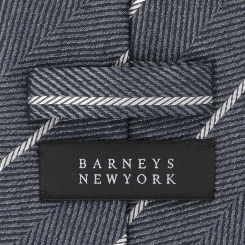BARNEYS NEW YORK ストライプ柄タイ BLUE