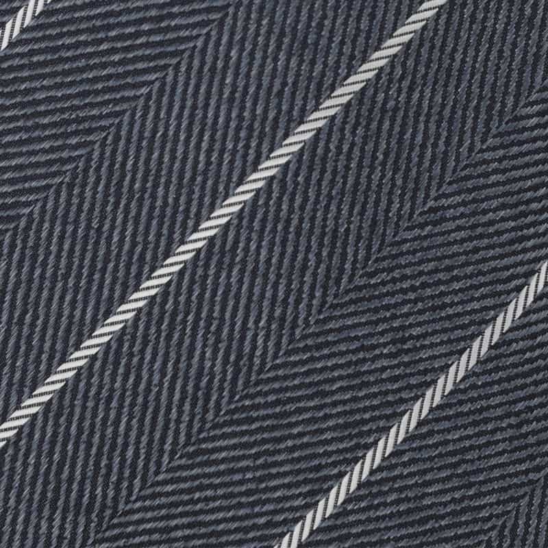 BARNEYS NEW YORK ストライプ柄タイ BLUE