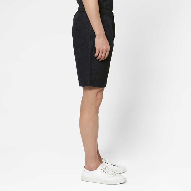 BARNEYS NEW YORK セットアップ ペイズリー柄ショーツ NAVY