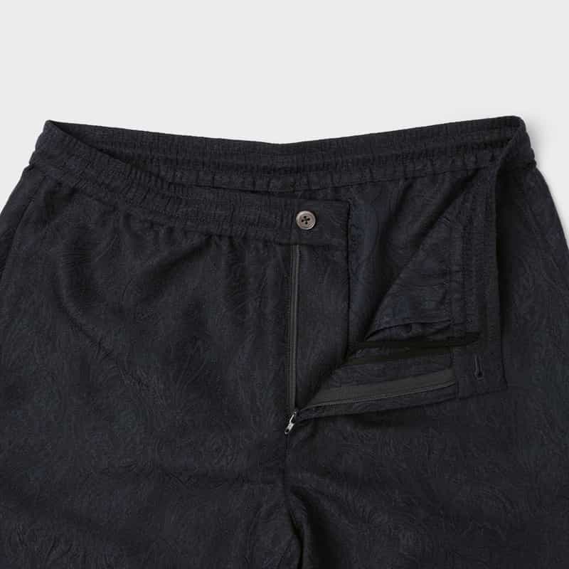 BARNEYS NEW YORK セットアップ ペイズリー柄ショーツ NAVY