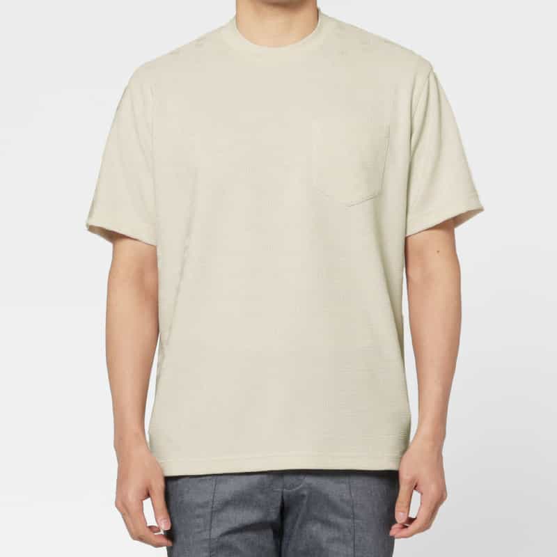 BARNEYS NEW YORK ポケット付きTシャツ WHITE