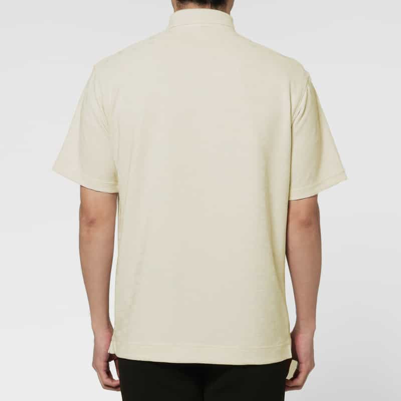 BARNEYS NEW YORK ポケット付きポロシャツ WHITE