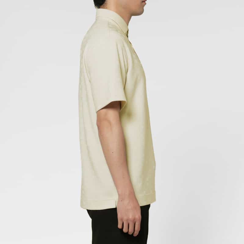 BARNEYS NEW YORK ポケット付きポロシャツ WHITE