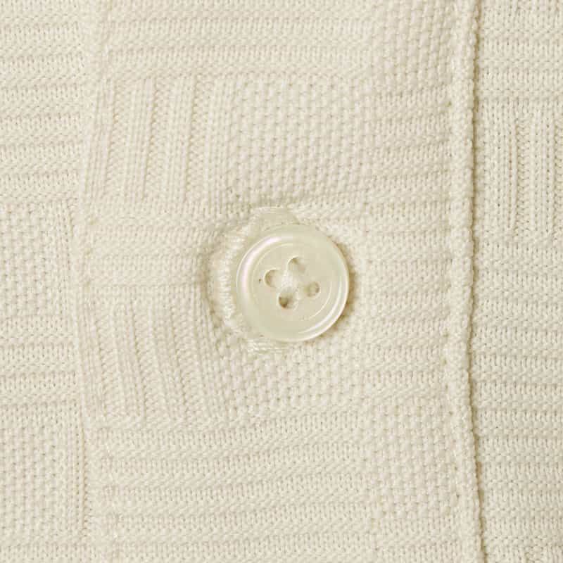 BARNEYS NEW YORK ポケット付きポロシャツ WHITE