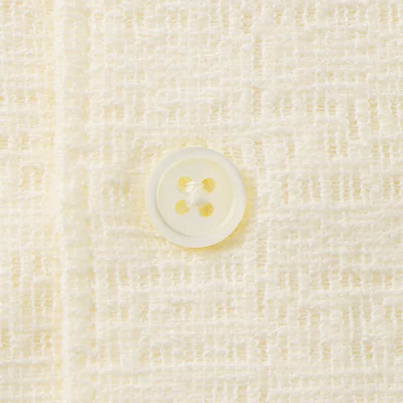 BARNEYS NEW YORK レース素材カジュアルシャツ WHITE