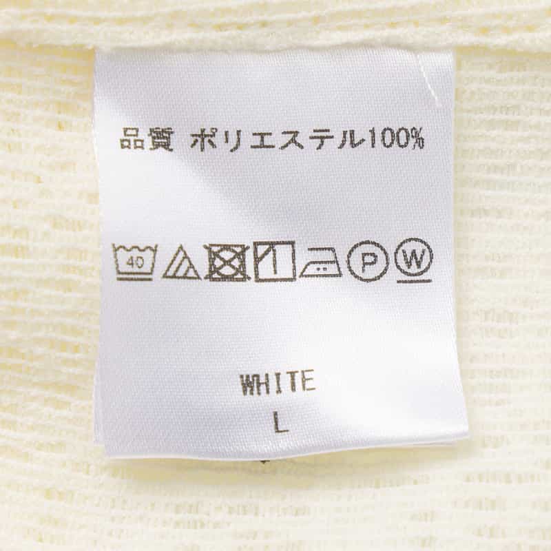 BARNEYS NEW YORK レース素材カジュアルシャツ WHITE