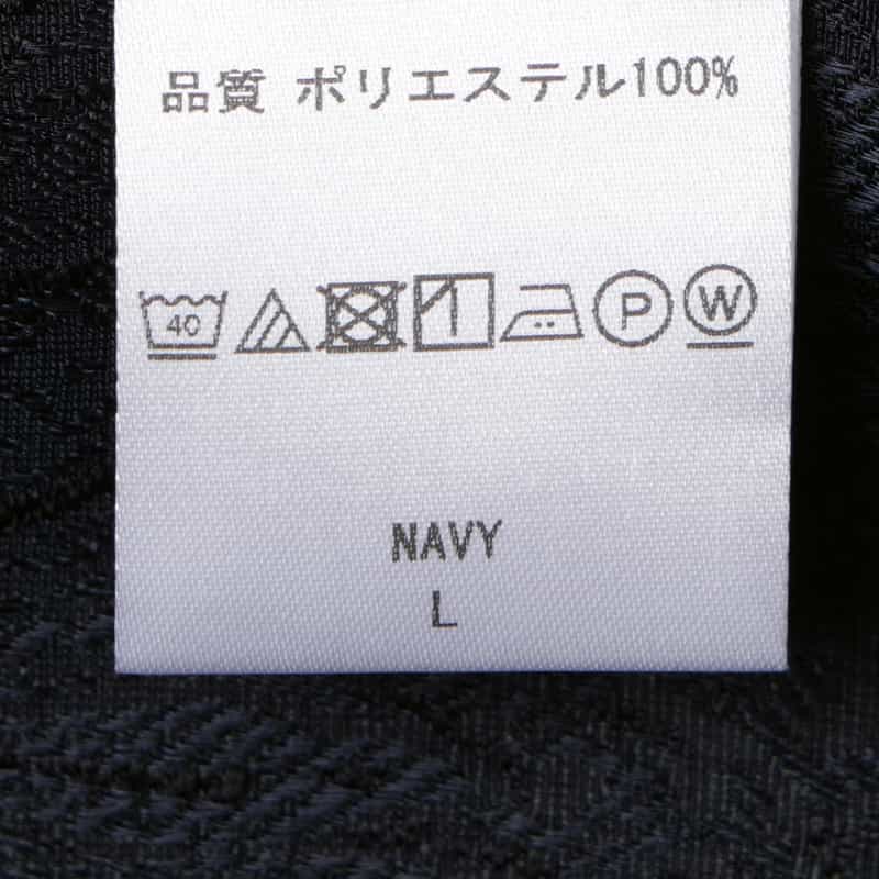 BARNEYS NEW YORK セットアップ ペイズリー柄シャツ NAVY