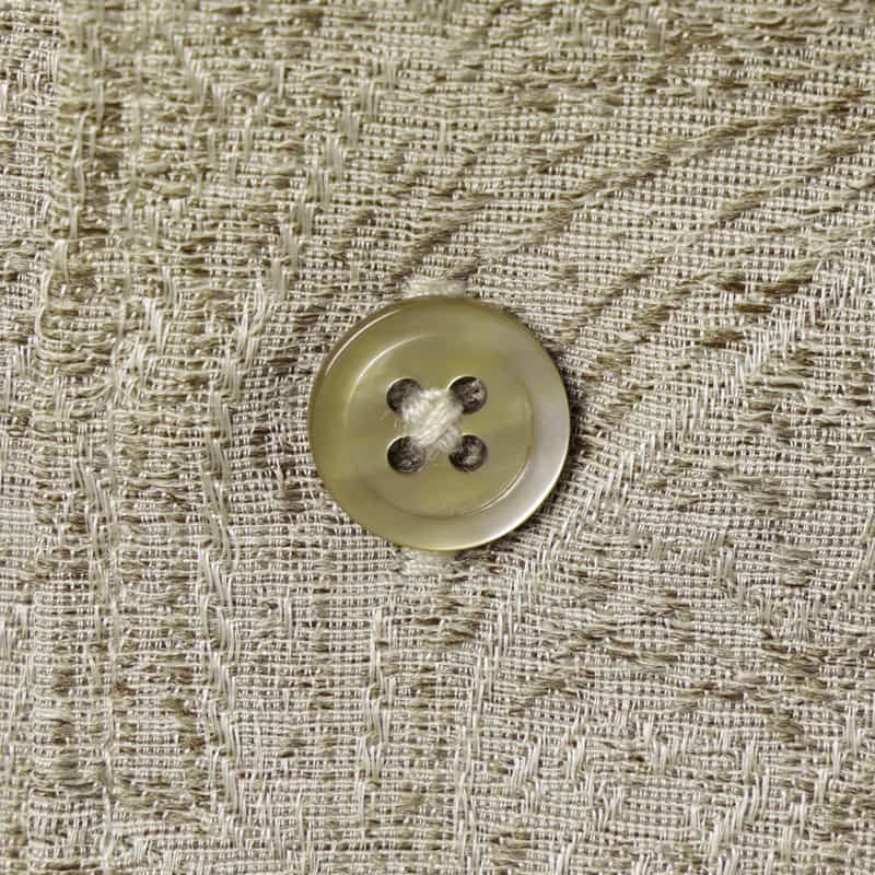 BARNEYS NEW YORK セットアップ ペイズリー柄シャツ BROWN