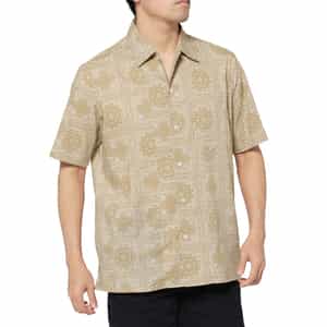 バンダナ柄カジュアルシャツ