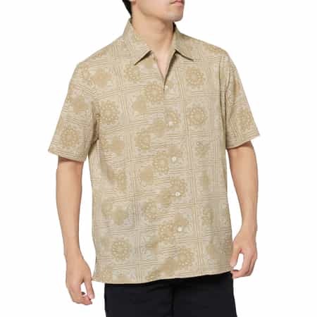 バンダナ柄カジュアルシャツ