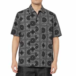 バンダナ柄カジュアルシャツ