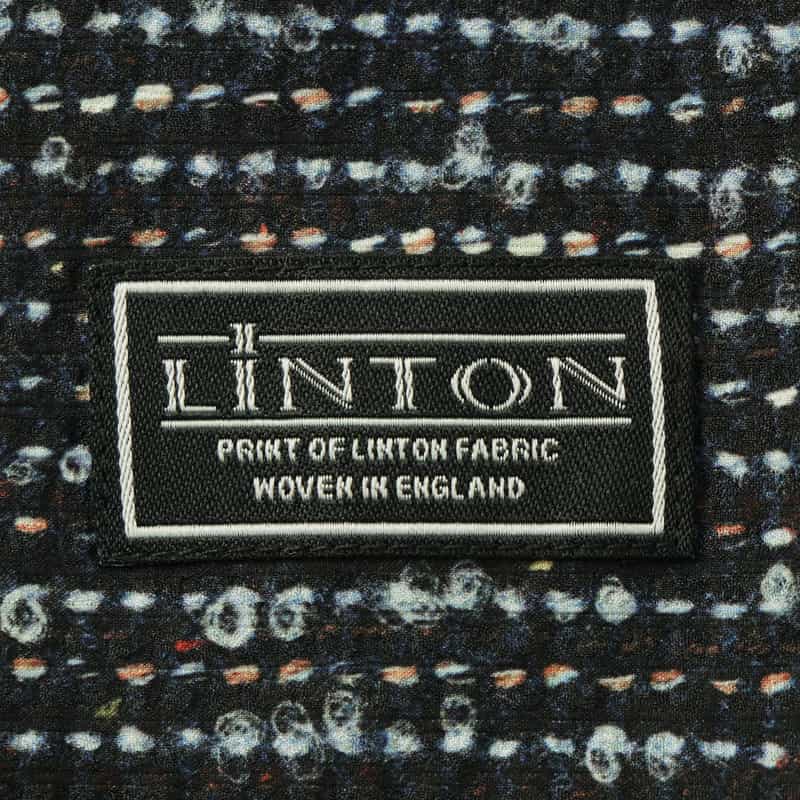 BARNEYS NEW YORK シアサッカー素材リントン柄ショーツ NAVY