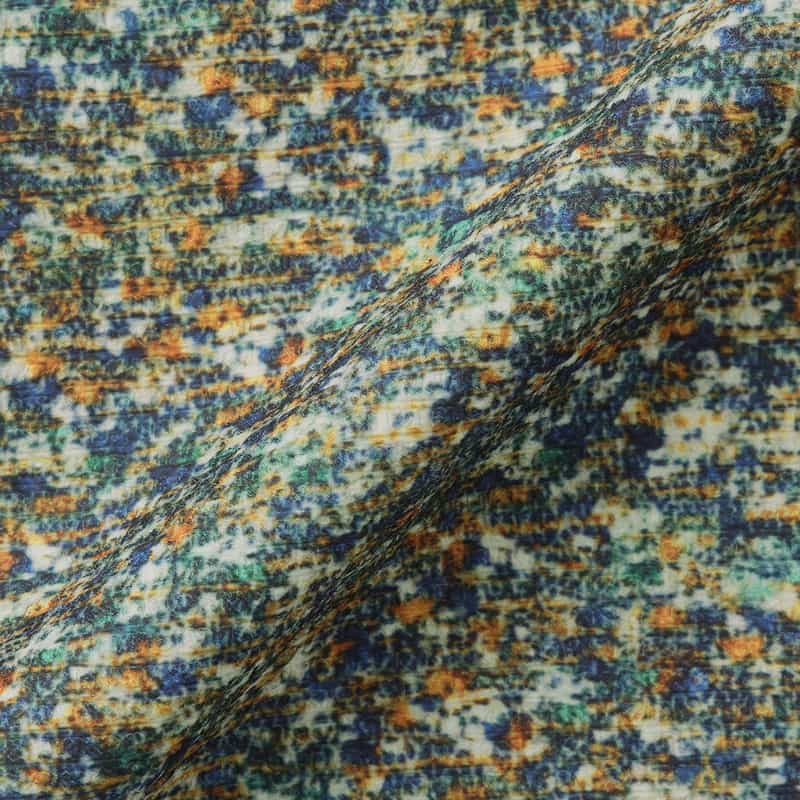 BARNEYS NEW YORK シアサッカー素材リントン柄ショーツ NAVY