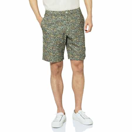 シアサッカー素材リントン柄ショーツ