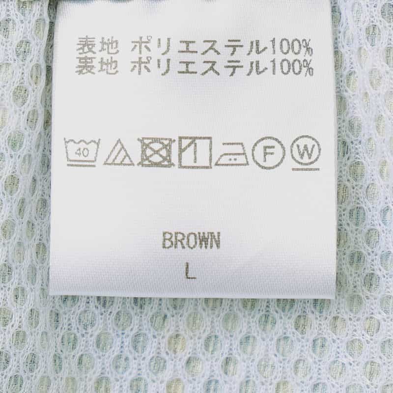 BARNEYS NEW YORK シアサッカー素材リントン柄ショーツ BROWN