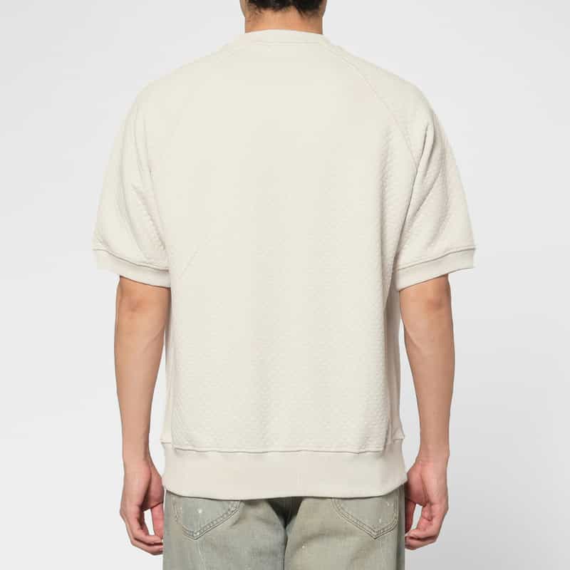 BARNEYS NEW YORK ショートスリーブスウェットプルオーバー BEIGE