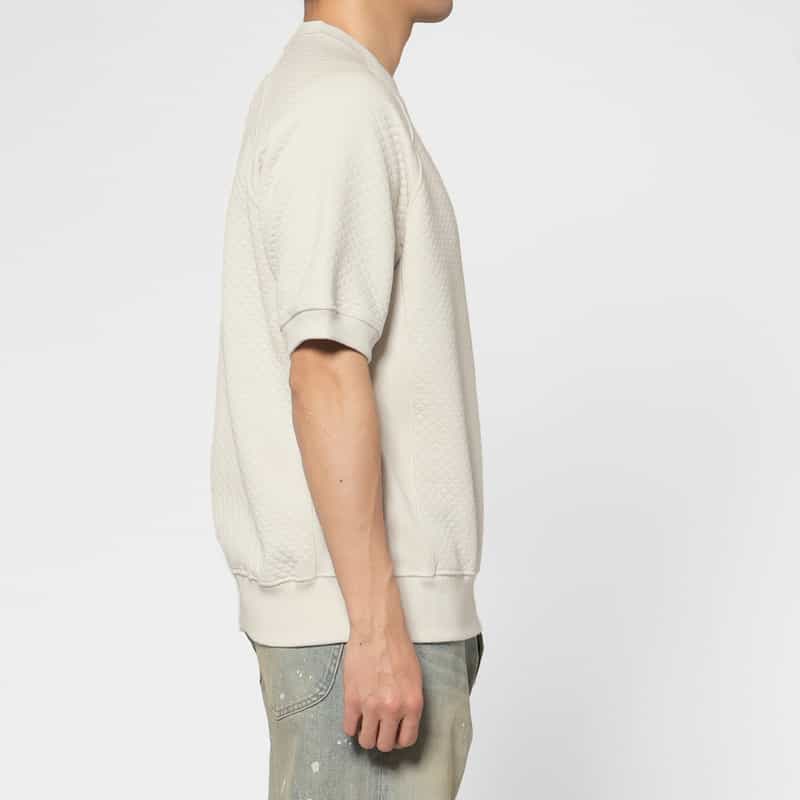 BARNEYS NEW YORK ショートスリーブスウェットプルオーバー BEIGE