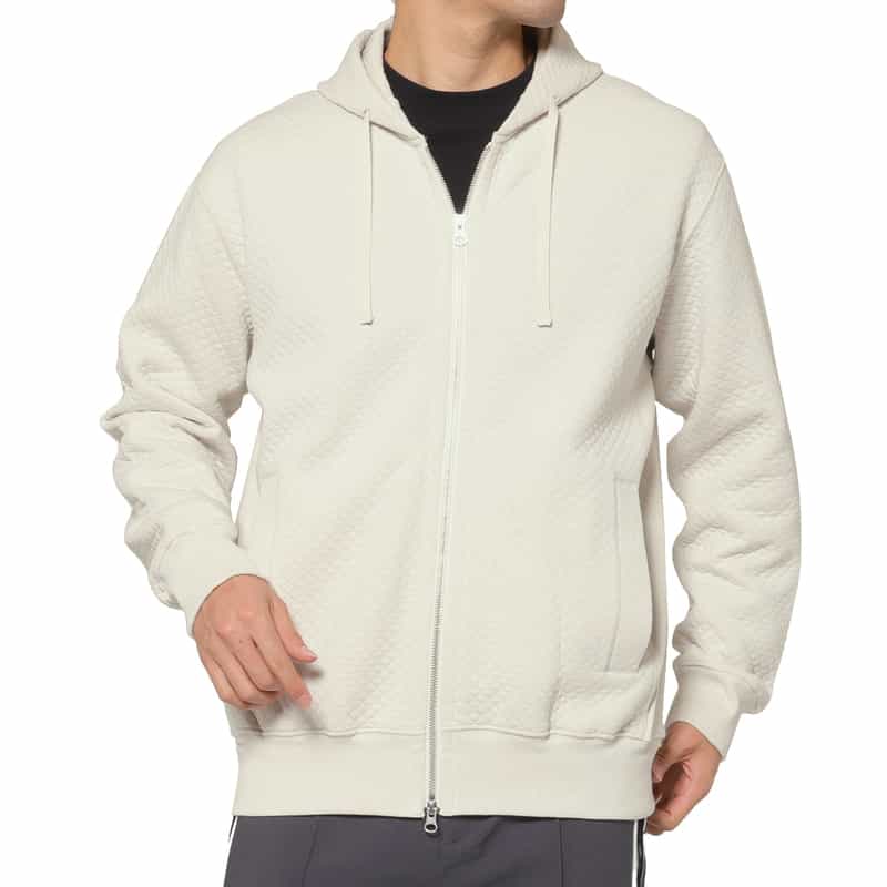 BARNEYS NEW YORK ジップアップパーカー BEIGE