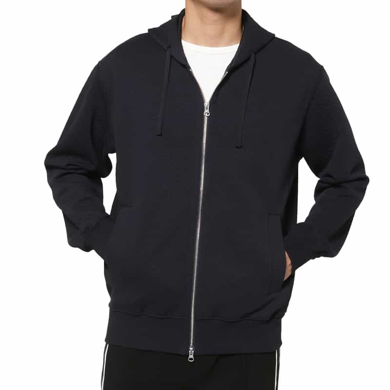 BARNEYS NEW YORK ジップアップパーカー NAVY