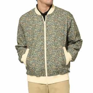 サッカー素材プリントブルゾン