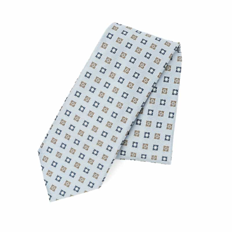 ALTEA ALTEA＜アルテア＞ 小紋柄タイ LIGHT BLUE