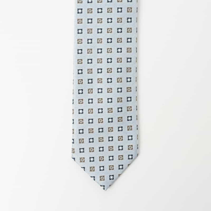 ALTEA ALTEA＜アルテア＞ 小紋柄タイ LIGHT BLUE