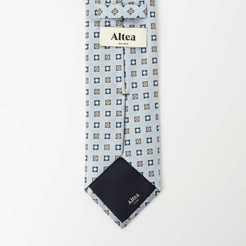 ALTEA ALTEA＜アルテア＞ 小紋柄タイ LIGHT BLUE