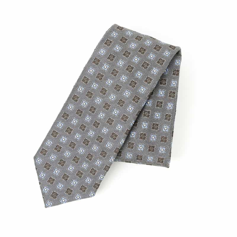 ALTEA ALTEA＜アルテア＞ 小紋柄タイ GRAY