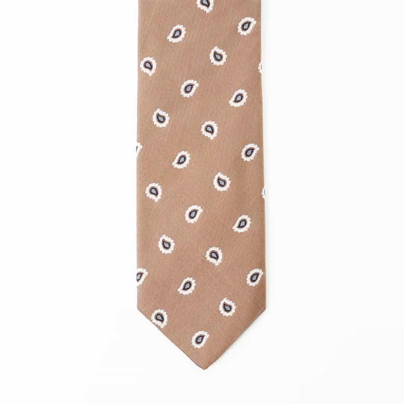 ALTEA ALTEA＜アルテア＞ ペイズリー柄タイ BROWN