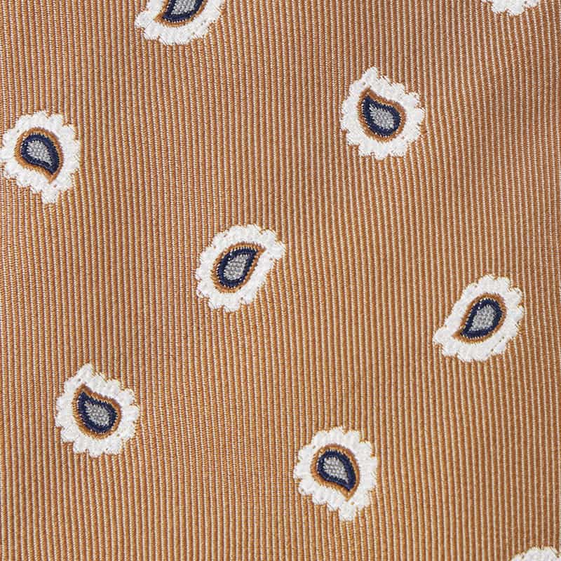 ALTEA ALTEA＜アルテア＞ ペイズリー柄タイ BROWN