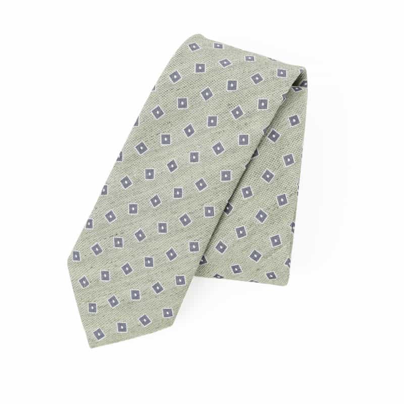 ALTEA ALTEA＜アルテア＞ スクエア柄タイ GREEN
