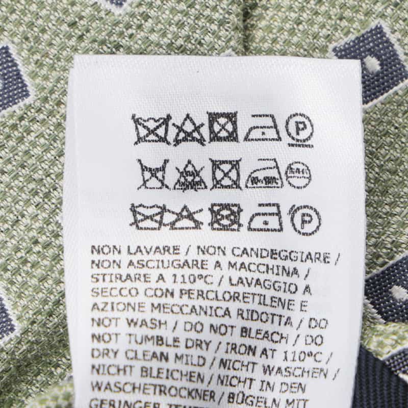 ALTEA ALTEA＜アルテア＞ スクエア柄タイ GREEN