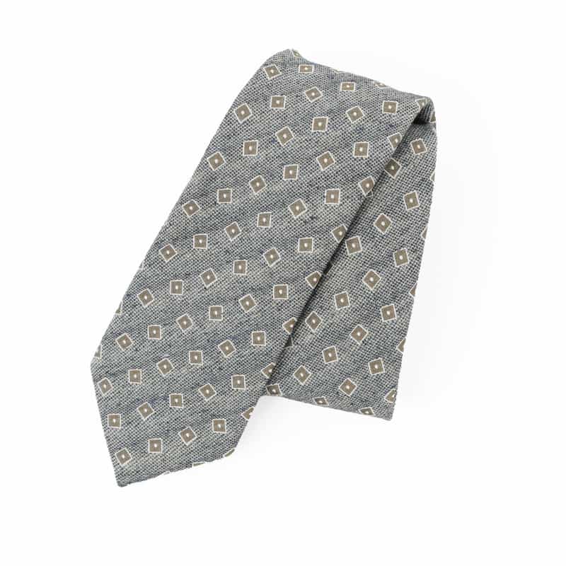 ALTEA ALTEA＜アルテア＞ スクエア柄タイ NAVY