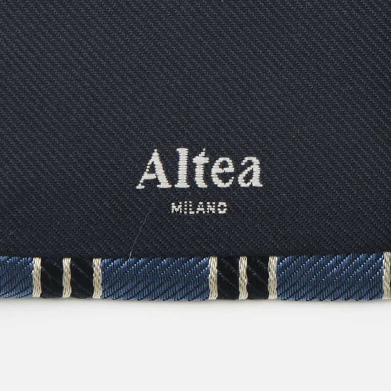 ALTEA ALTEA＜アルテア＞ レジメンタル柄タイ BLUE