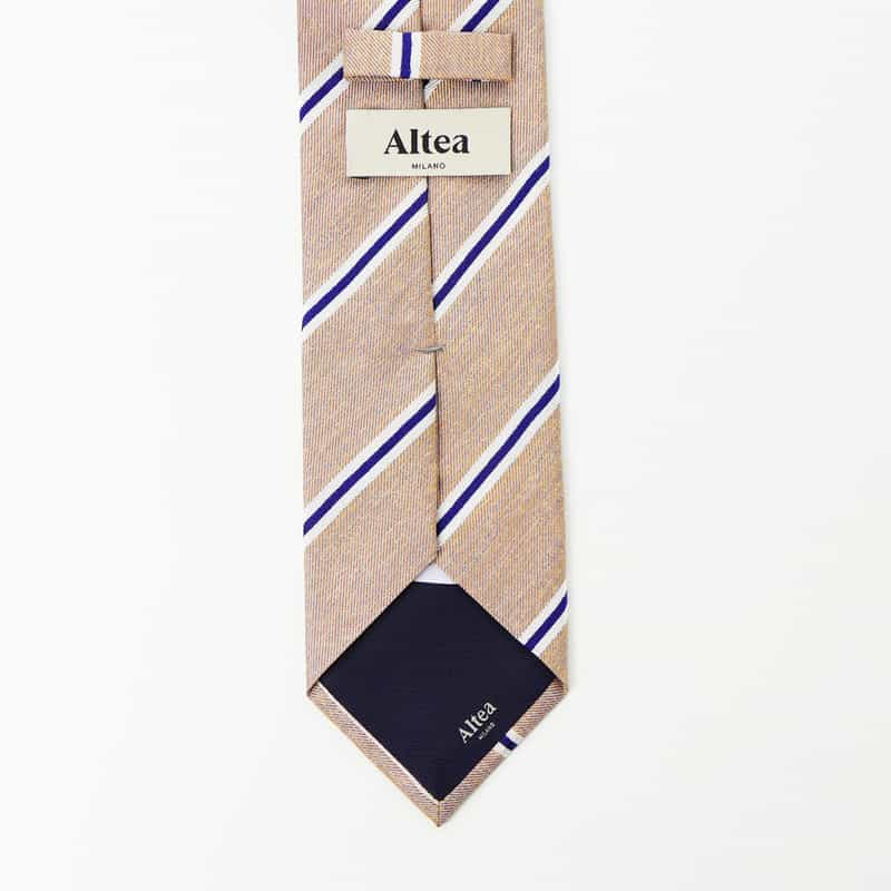 ALTEA ALTEA＜アルテア＞ ストライプ柄タイ YELLOW